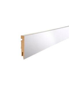 Vochtwerende folie Clip plint Recht Robuust 12x75mm Wit - 0108030