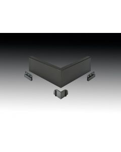 Vochtwerende folie Prefab buitenhoek Clip Recht Robuust 15x65mm Zwart - 0109404