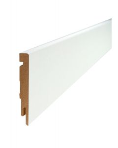Vochtwerende folie Clip plint Recht Robuust 12x90mm Wit- 0108041