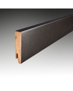 Vochtwerende folie Clip plint Recht Robuust 12x90mm Zwart - 0108042