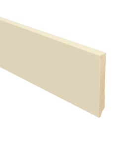Vochtwerende MDF plint Modern Recht 12x90mm Gelakt Tent - 15714