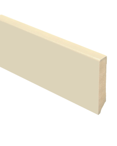 Vochtwerende MDF plint Modern Recht 15x70mm Gelakt Tent - 15716