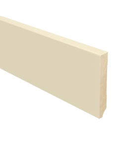 Vochtwerende MDF plint Modern Recht 15x90mm Gelakt Tent - 15717