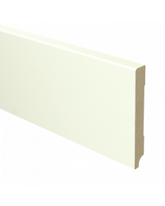 Vochtwerende MDF plint Modern 15x120mm wit Gelakt RAL9010 - 16033/M0108412 