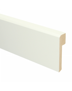 Vochtwerende MDF overzetplint Klassiek 22x85mm wit Gelakt RAL9010 - 16023