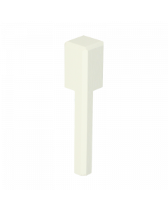 Vochtwerende MDF Binnenhoek Gelakt Verkeerswit RAL9016 t.b.v. MDF  overzetplint 18x90mm - 16547