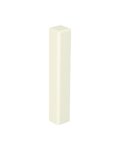 Vochtwerende MDF Buitenhoek Gelakt Zuiverwit RAL9010 t.b.v. MDF  overzetplint 18x120mm - 16552