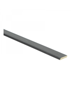 Plakplint zelfklevend 5x24mm Trendy Zwart platte plint - 23134