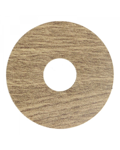 Rozet zelfklevend 17-55mm Oud eiken mat geolied (10 stuks) - 24002