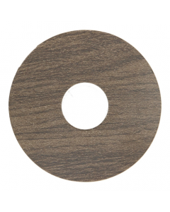 Rozet zelfklevend 17-55mm Eiken Donkerbruin Geolied (10 stuks) - 24140