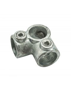 Staal Gegalvaniseerd Steigerbuis Koppelstuk Hoek/Kruis Ø28mm - 3400204