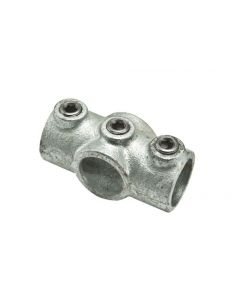 Staal Gegalvaniseerd Steigerbuis Koppelstuk Steigerbuis 3 buizen Ø28mm - 3400206