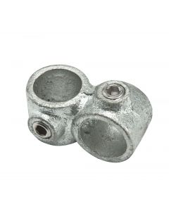 Staal Gegalvaniseerd Steigerbuis Koppelstuk Kruis (uit het vlak) Ø28mm - 3400208