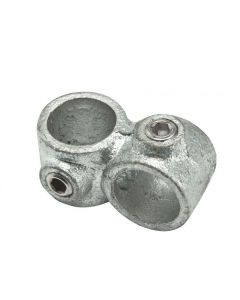 Staal Gegalvaniseerd Steigerbuis Koppelstuk Kruis (uit het vlak) Ø42mm - 3400408