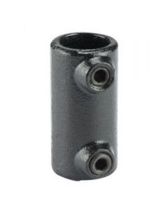 Staal Gepoedercoat Steigerbuis Zwart Koppelstuk Mof Ø28mm - 3400301