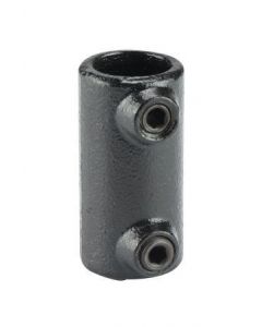Staal Gepoedercoat Steigerbuis Zwart Koppelstuk Mof Ø42mm - 3400501