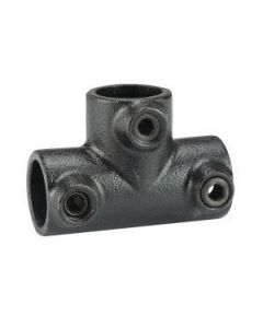 Staal Gepoedercoat Steigerbuis Zwart Koppelstuk T-Stuk Ø42mm - 3400505
