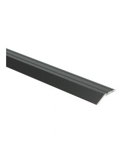 Overgangsprofiel zelfklevend 8mm Zwart 270cm - 51265