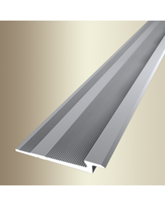 Afsluitprofiel 346 t.b.v. 4,5 mm PVC zilver geborsteld -51781