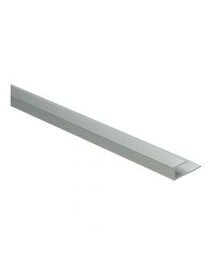U-profiel verlijmen 8.1mm Zilver 270cm - 61115
