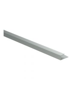 U-profiel verlijmen 10.1mm Zilver 270cm - 61215