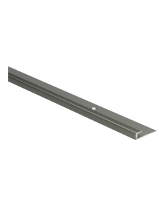 Inschuif eindprofiel 8mm voor 5mm PVC schroef RVS 250cm - 65392