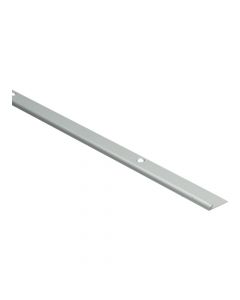 Eindprofiel 3.5mm voor 2.5mm PVC schroef Zilver 250cm - 65393