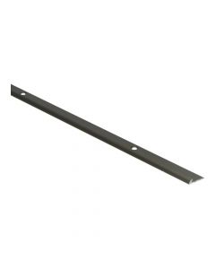 Eindprofiel 4mm voor 3mm PVC schroef Zilver 250cm - 65395