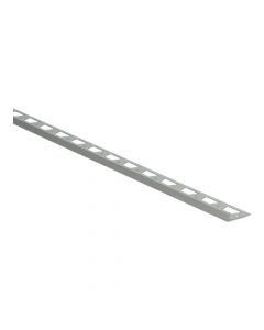 In-egaliseer eindprofiel tot 4.5mm PVC schroef Zilver 250cm - 65397