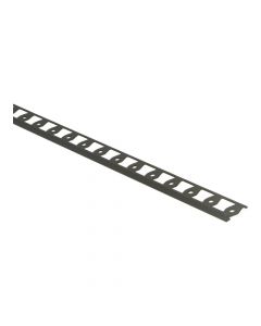 In-egaliseer eindprofiel tot 4.5mm PVC schroef Brons 250cm - 65410