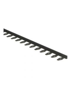 In-egaliseer eindprofiel buigbaar tot 6mm PVC schroef Brons 250cm - 65411