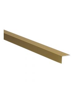 Hoeklijnprofiel zelfklevend 17mm Goud 270cm - 69325