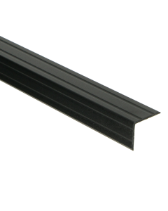 Duo-hoeklijnprofiel Zelfklevend 24.5x30mm Mat Zwart 300cm - 69588