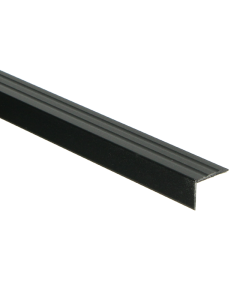 Hoeklijnprofiel zelfklevend 17mm Mat Zwart 100cm - 69577