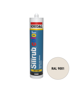 Siliconenkit 300ml Creme Wit RAL9001 - 84038