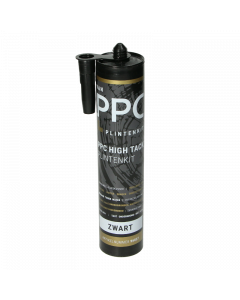 HighTack plinten & profielen montagekit 290ml Zwart RAL9005 - 96827