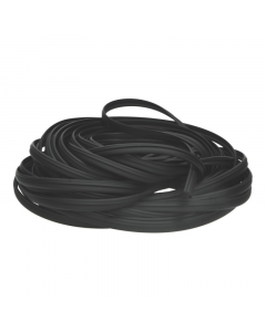 Contactgeluidreducerende strip 25 mtr Zwart - 16122