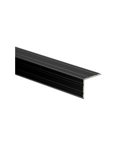 Hoeklijnprofiel zelfklevend 24.5-30mm Zwart 300cm - 69465