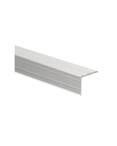 Duo-hoeklijn zelfklevend 24.5x30mm Zilver geborsteld 100cm - 69408
