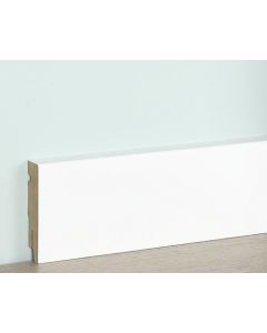 Vochtwerende folie Clip plint Recht Robuust 18x90mm Wit - 0108131