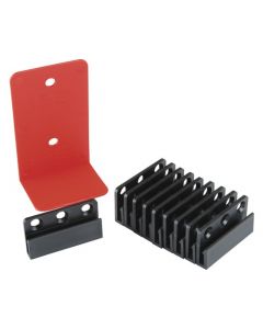 Plintclips (10 stuks) in zakje met boormal - 0105991