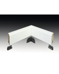 Vochtwerende folie Prefab binnenhoek Clip Kraal De Luxe 18x120mm Wit - 0109502