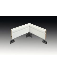 Vochtwerende folie Prefab binnenhoek Clip Klassiek Exclusief 18x120mm Wit - 0109512