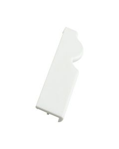 Kunststof eindstuk links + rechts Klassiek Exclusief 18x75mm Wit - 0108352