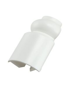 Kunststof buitenhoek (2 stuks) Klassiek Exclusief 18x75mm Wit - 0108372