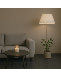 Hebeta Montinique Rigid Click PVC Tegel Beton Design Antraciet  Incl. vaste ondervloer 57215
