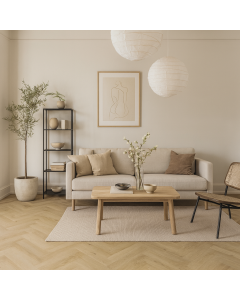 Hebeta Montinique Rigid Click PVC Clermont Visgraat XL Naturel eiken gerookt Incl. vaste ondervloer 57821