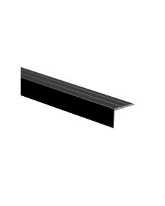 Hoeklijnprofiel zelfklevend 17mm Zwart 100cm - 69304