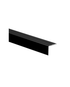 Hoeklijnprofiel zelfklevend 20mm Zwart 100cm - 69204