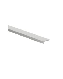 Hoeklijnprofiel zelfklevend 4mm Zilver 250cm - 69515